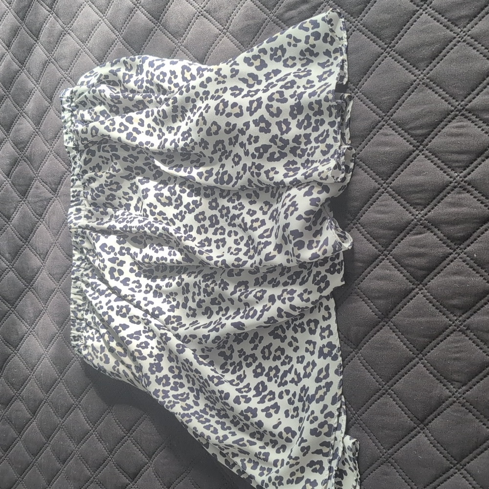 Animal print skirt